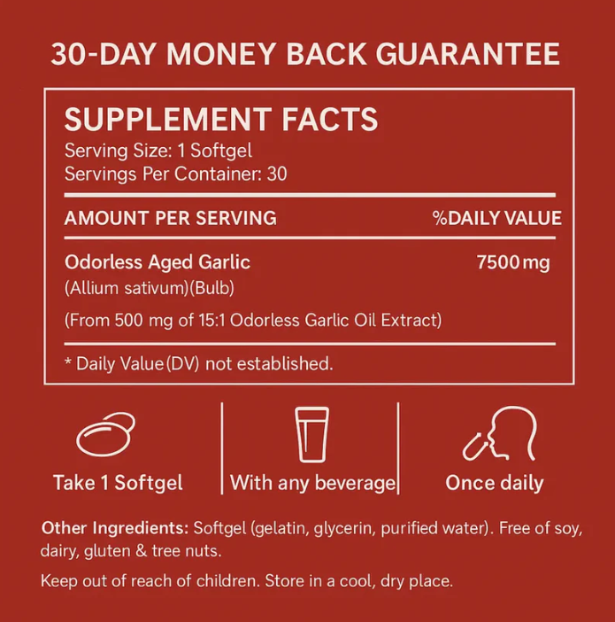 VeltroEase® Aged Garlic Extract
