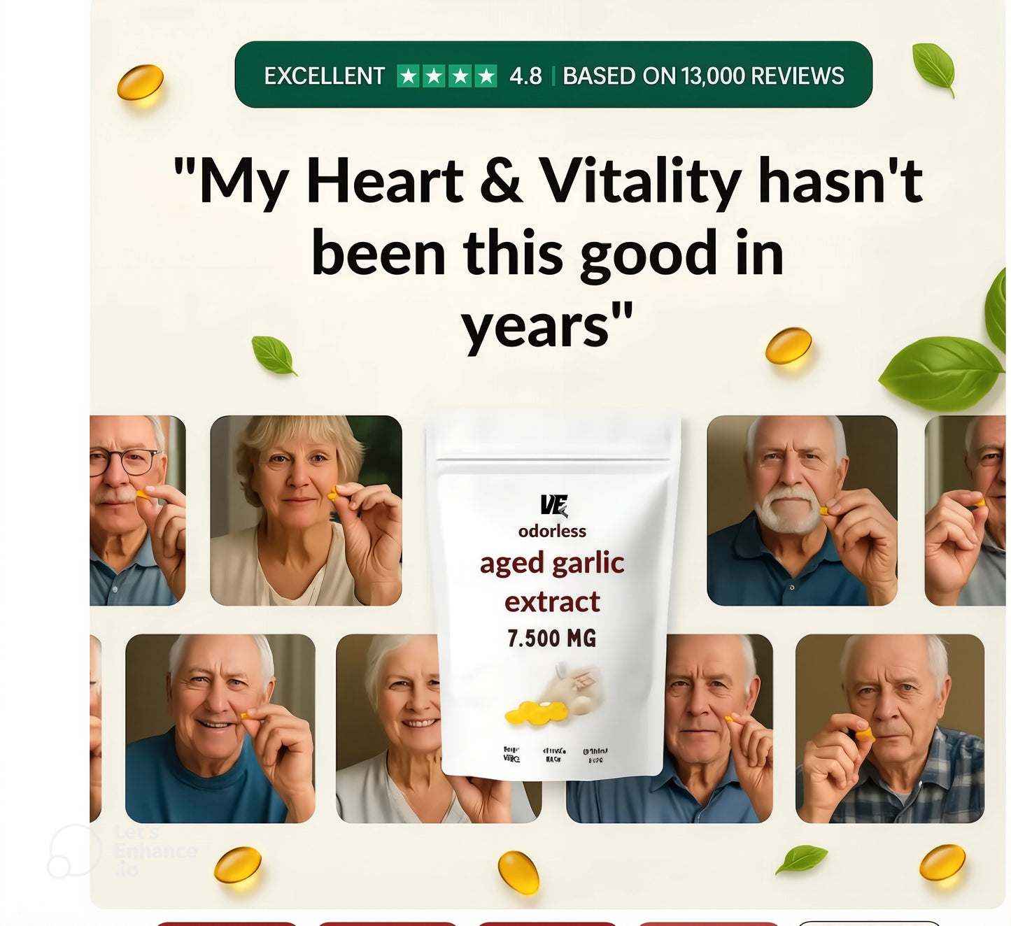 VeltroEase® Aged Garlic Extract